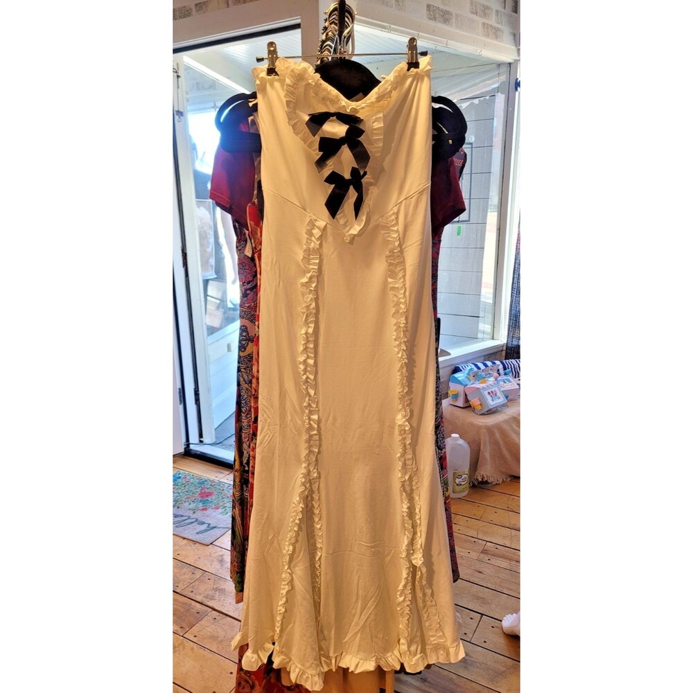 Formal Dress, White, Size Large
